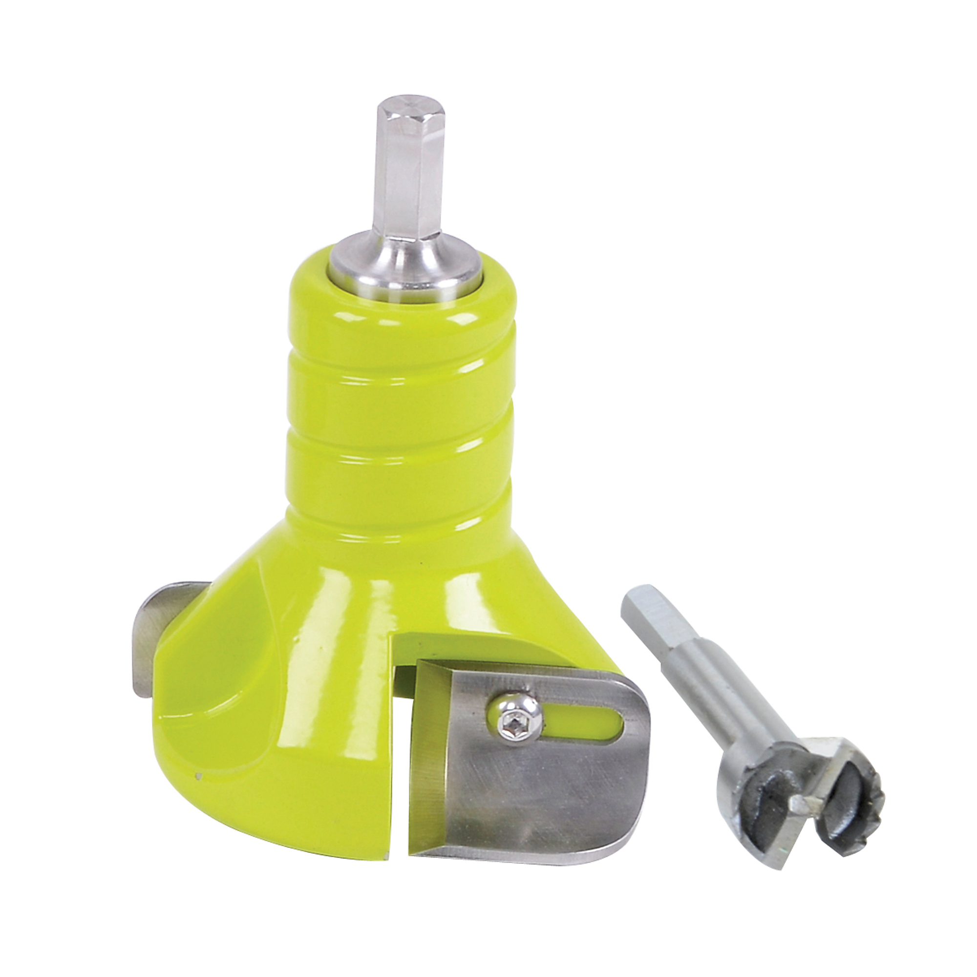 Timber Tuff Tools 1in. Tenon Cutter with Forstner Bit - Aluminum Body, Twin Blade, Steel Blades, Model# TMC-01TCFB